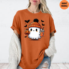 Comfort Colors® Ghost Halloween Shirt, Spooky T-shirt, Funny Halloween Shirt, Spooky Season, Cute Ghost Shirt, Halloween gift