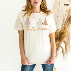 Comfort Colors® Tis The Season Shirt, Christmas Tis The Season Shirt, Merry Christmas Shirt, Cute Winter T-Shirt, Christmas Gift