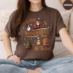 Comfort Colors® Christmas Time Shirt, It's The Most Wonderful Time Of Year, Christmas Shirt, Cute Christmas Gift
