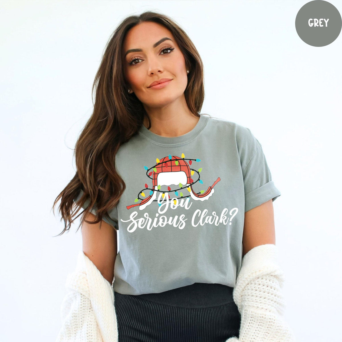 Comfort Colors® You Serious Clark Shirt, Christmas Family Shirt, Funny Christmas Shirt, Christmas Gift, Christmas Shirt,