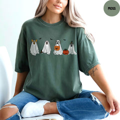Comfort Colors® Halloween Ghost Shirt, Funny Halloween Shirt, Halloween Party Tee, Halloween Pumpkin Shirt, Spooky Season Shirt