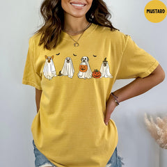 Comfort Colors® Halloween Ghost Shirt, Funny Halloween Shirt, Halloween Party Tee, Halloween Pumpkin Shirt, Spooky Season Shirt