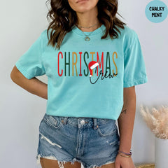 Comfort Colors® Christmas Crew Shirt, Family Christmas Shirt, Family Matching Christmas Tshirt, Christmas T Shirt, Holiday Shirt