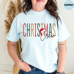 Comfort Colors® Christmas Crew Shirt, Family Christmas Shirt, Family Matching Christmas Tshirt, Christmas T Shirt, Holiday Shirt