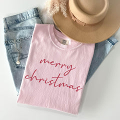 Comfort Colors®  Christmas Phrases Shirt - Christmas Outfit Party T-Shirt - Matching Christmas Tee - Minimalist Xmas