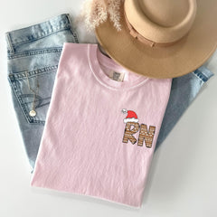 Comfort Colors® RN Christmas Shirt - Festive Nurse T-Shirt - Gingerbread Nurse Tee - Relaxed Retro Fit