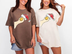 Comfort Colors® Christmas Goose Shirt - Funny Goose T-Shirt - Festive Tee - Xmas Duck Crewneck