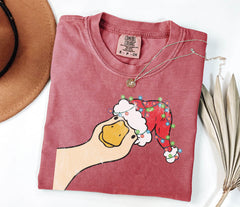 Comfort Colors® Christmas Goose Shirt - Funny Goose T-Shirt - Festive Tee - Xmas Duck Crewneck