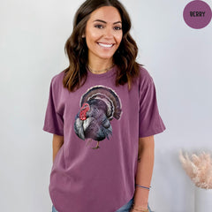 Comfort Colors® Thanksgiving Shirt, Turkey Shirt, Thanksgiving Tee, Fall Turkey Shirts, Funny Thanksgiving Gifts, Family T-shirts