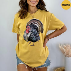 Comfort Colors® Thanksgiving Shirt, Turkey Shirt, Thanksgiving Tee, Fall Turkey Shirts, Funny Thanksgiving Gifts, Family T-shirts