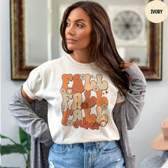 Comfort Colors® Fall Vibes T-Shirt, Pumpkin Season Shirt, Thanksgiving Tshirt, Fall Season Shirt, Thanksgiving Gifts