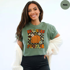 Comfort Colors® Hey There Pumpkin Shirt, Fall Pumpkin Shirt, Cute Fall Shirt, Thanksgiving Tshirt, Thankful Shirt, Hello Pumpkin