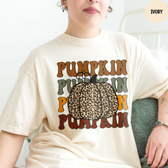 Comfort Colors® Fall Pumpkin T-Shirt, Autumn Fall Shirt, Pumpkin Season T-Shirt, Thanksgiving Shirt, Pumpkin Shirt, Autumn Shirt