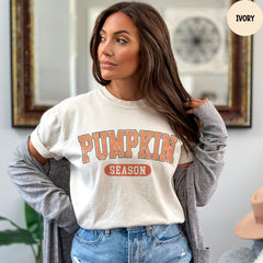 Comfort Colors® Pumpkin Season Shirt, Fall Pumpkin Shirt, Pumpkin Shirt, Fall Vibes Shirt, Tis The Season Shirt, Fall Season Shirts