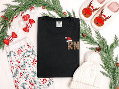 Comfort Colors® RN Christmas Shirt - Festive Nurse T-Shirt - Gingerbread Nurse Tee - Relaxed Retro Fit