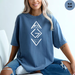 Comfort Colors® God is Greater than The Highs and Lows T-Shirt, Jesus Shirt, Religious Shirt, Christian Shirt, God Shirt