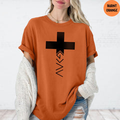 Comfort Colors® Religious Shirt, God Is Greater Than The Highs And Lows Shirt, Christian Shirt, God Shirt, Church Gift, Jesus Shirt