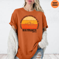 Comfort Colors® Way Maker Shirt, Miracle Worker, Promise Keeper, Christian Shirt, Church Shirt, Faith Shirt, Way Maker Song Shirt