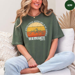 Comfort Colors® Way Maker Shirt, Miracle Worker, Promise Keeper, Christian Shirt, Church Shirt, Faith Shirt, Way Maker Song Shirt