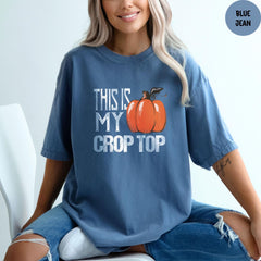 Comfort Colors® This Is My Crop Top Shirt, Funny Farmer Shirt, Farm Life Shirt, Funny Shirt for Women, Farm Girl Clothing