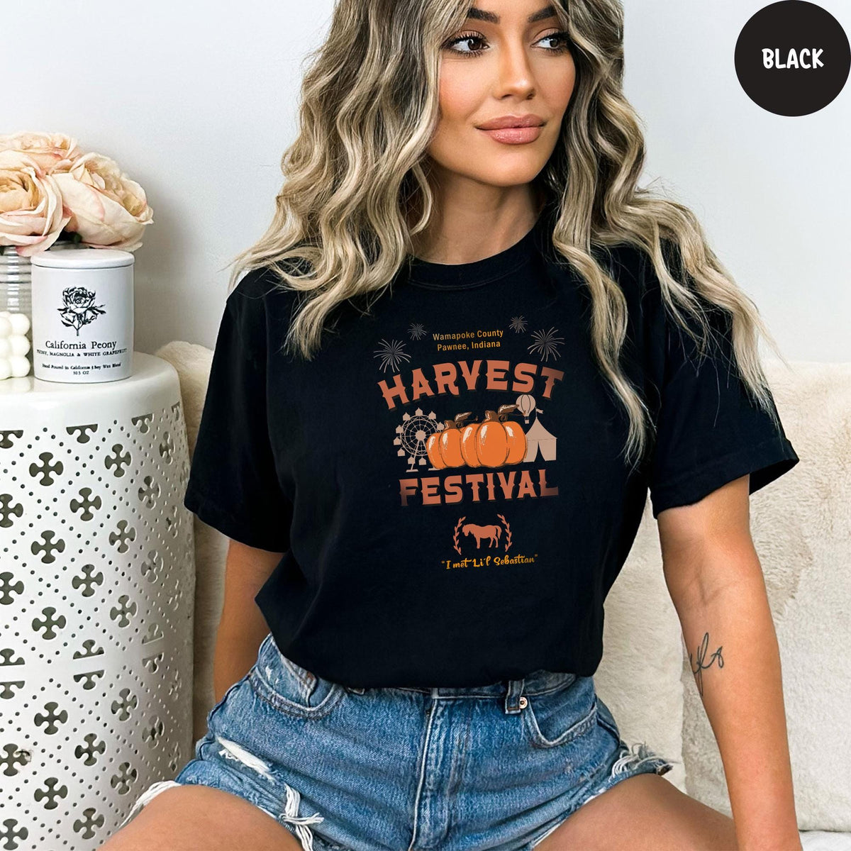 Comfort Colors® Harvest Festival Shirt, Pumpkin Harvest Shirt, Gift For Autumn Harvest Tshirt, Autumn Harvest Tshirt