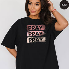 Comfort Colors® Pray Shirt, Jesus Shirt, Religious Shirt, Christian Shirt, Gift For Her, Bible Verses T-Shirt, Gift for Mom