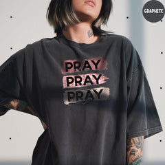 Comfort Colors® Pray Shirt, Jesus Shirt, Religious Shirt, Christian Shirt, Gift For Her, Bible Verses T-Shirt, Gift for Mom