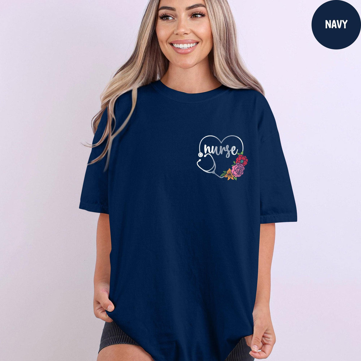 Comfort Colors® Custom Nurse Shirt, Personalized Shirt, Nurse Graduation Gift, Registered Nurse Gift, Nurse Appreciation Gift