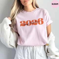 Comfort Colors® Hello 2026 Shirt, Happy New Year Shirt, New Year 2026 Shirt, Happy New Year Party T-Shirt, Family Holiday Tee