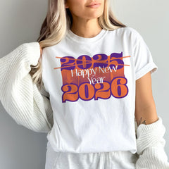 Comfort Colors® Happy New Year Shirt, Christmas T-shirt, New Year 2026 Gift, Happy New Year Festive Party Shirts