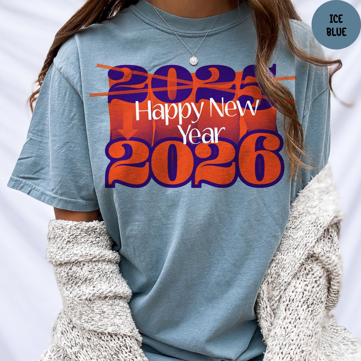 Comfort Colors® Happy New Year Shirt, Christmas T-shirt, New Year 2026 Gift, Happy New Year Festive Party Shirts