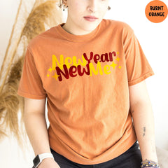 Comfort Colors® New Year New Me Shirt, Happy New Year Shirt, Merry Christmas Tee, New Year Party Outfit, 2026 Women's Shirts