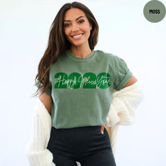 Comfort Colors® Happy New Year 2026 Shirt, Family Christmas Shirt, Hello 2026 Shirt, Family Matching New Years Shirts