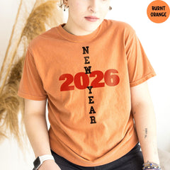 Comfort Colors® New Year 2026 Shirt, Hello 2026 Shirt, Happy New Year Shirt, Christmas T-shirt, Family Matching New Years Shirt