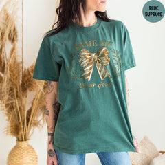 Comfort Colors® Same Me Bigger Goals Shirt, Motivational New Year T-Shirt, New Years Tshirt, Welcome 2026 Gift, Goodbye 2025