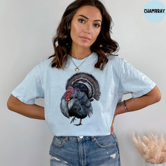Comfort Colors® Thanksgiving Shirt, Turkey Shirt, Thanksgiving Tee, Fall Turkey Shirts, Funny Thanksgiving Gifts, Family T-shirts