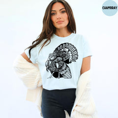 Comfort Colors® Thanksgiving Turkey Shirt, Turkey Shirts, Funny Thanksgiving Shirts, Fall Shirt, Women Thanksgiving Shirt