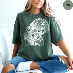 Comfort Colors® Thanksgiving Turkey Shirt, Turkey Shirts, Funny Thanksgiving Shirts, Fall Shirt, Women Thanksgiving Shirt