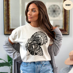Comfort Colors® Thanksgiving Turkey Shirt, Turkey Shirts, Funny Thanksgiving Shirts, Fall Shirt, Women Thanksgiving Shirt