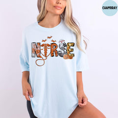 Comfort Colors® Halloween Nurse Shirt, Halloween Nursing Shirt, Nurse Fall Shirt,  Nurse Life Shirt, RN Shirt, Gift For Nurse