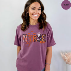 Comfort Colors® Halloween Nurse Shirt, Halloween Nursing Shirt, Nurse Fall Shirt,  Nurse Life Shirt, RN Shirt, Gift For Nurse