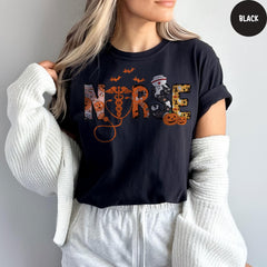 Comfort Colors® Halloween Nurse Shirt, Halloween Nursing Shirt, Nurse Fall Shirt,  Nurse Life Shirt, RN Shirt, Gift For Nurse