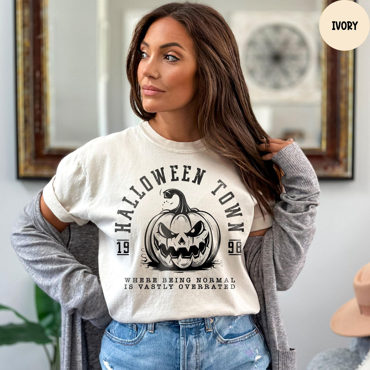 Comfort Colors® Halloweentown Est 1998 Shirt, Halloweentown University, Retro Halloweentown Shirt, Halloween Shirt