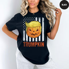 Comfort Colors® Halloween Trumpkin Shirt, Halloween Shirt, Pumpkin Trump T-Shirt, Halloween Party Costume, Trump T-Shirt