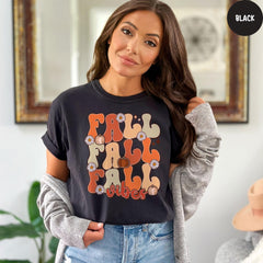 Comfort Colors® Fall Vibes T-Shirt, Pumpkin Season Shirt, Thanksgiving Tshirt, Fall Season Shirt, Thanksgiving Gifts