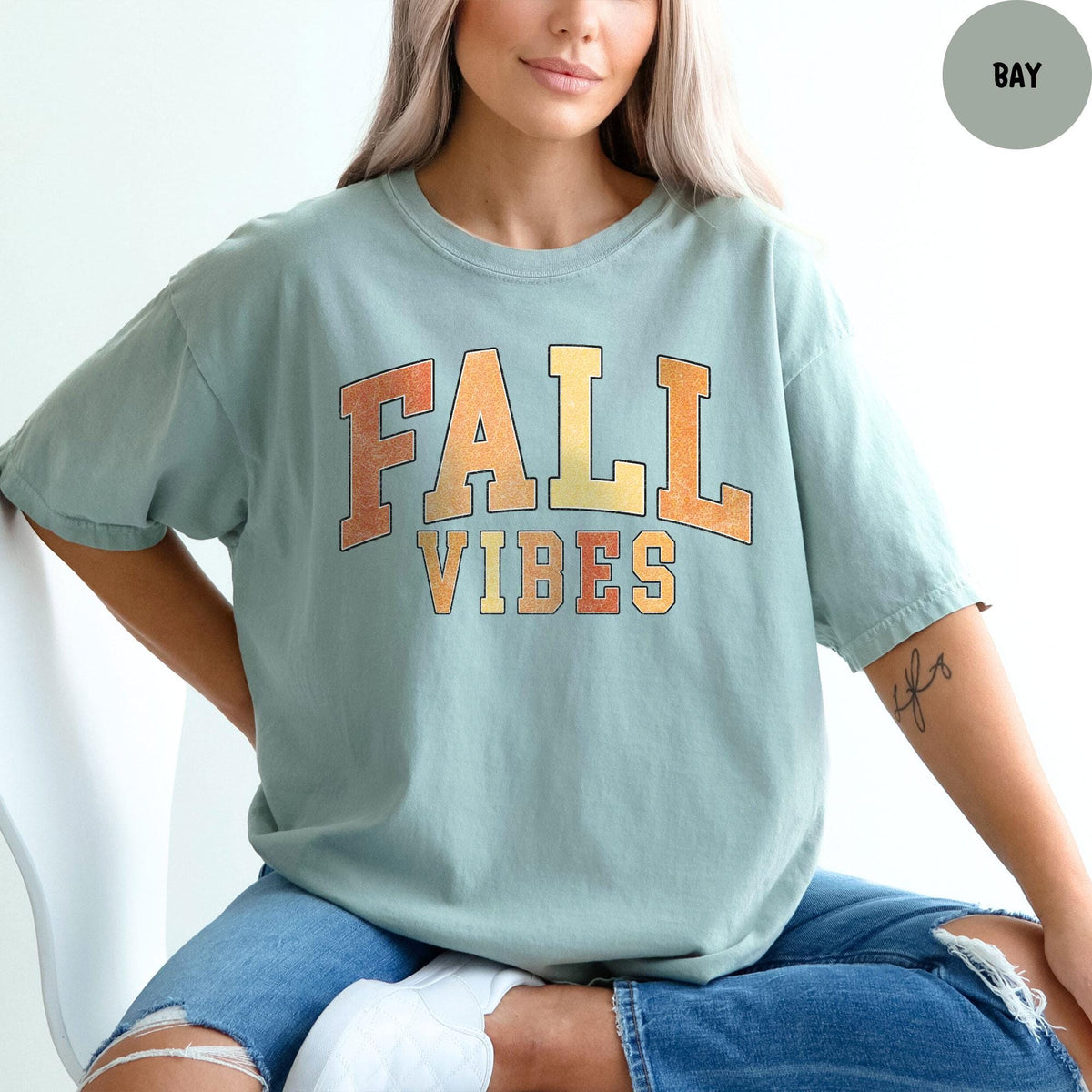 Comfort Colors® Fall Vibes Shirt, Autumn Shirt, Fall Season Shirt, Thanksgiving Tshirt, Lovely Fall Tee, Thanksgiving Fall Gift