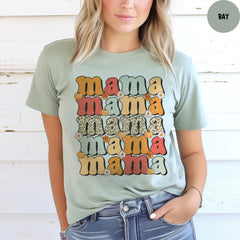 Comfort Colors® Mama Shirt, Floral Mama Shirt, Thanksgiving Mama Shirt, Mama Fall Shirt, Fall Coquette Shirt, Autumn Mama T-Shirt