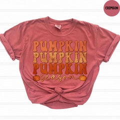 Comfort Colors® Pumpkin Season Shirt, Fall Pumpkin Shirt, Pumpkin Shirt, Fall Vibes Shirt, Women Fall Tees, Fall Season Shirts
