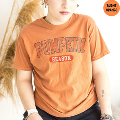 Comfort Colors® Pumpkin Season Shirt, Fall Pumpkin Shirt, Pumpkin Shirt, Fall Vibes Shirt, Tis The Season Shirt, Fall Season Shirts