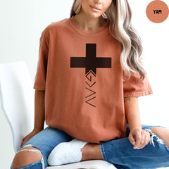 Comfort Colors® Religious Shirt, God Is Greater Than The Highs And Lows Shirt, Christian Shirt, God Shirt, Church Gift, Jesus Shirt